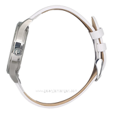 ELLE EL006-1S01-L01/L08 White Silver Leather Strap